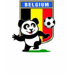 This cute panda loves to play <b>soccer</b>, also called <b>football</b> for Belgium. This fun Belgian <b>soccer t-shirt</b> is perfect for anyone that loves to play football or fans that like to root for Belgium in matches! Support the Belgian Football Team with this cute t-shirt design!