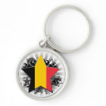 Belgium Star Keychain
