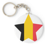 Belgium Star Key Chain