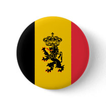 Belgium State Flag Button