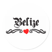 Belgium Tattoo Style Sticker