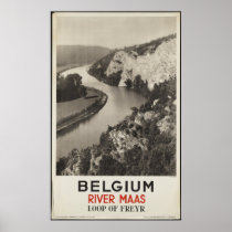 Belgium Vintage Travel Poster Ad Retro Prints