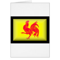 Belgium-Walloon Flag cards