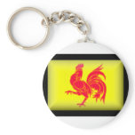 Belgium-Walloon Flag Keychain