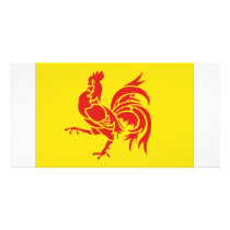 Belgium Walloon Region Flag photo cards