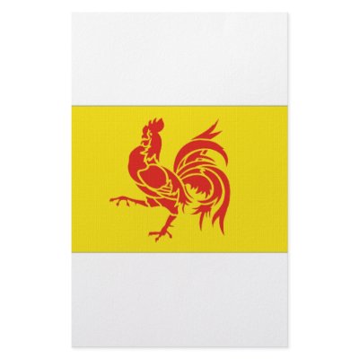 Belgium Walloon Region Flag Customized Stationery by All_Flags