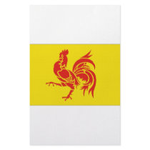 Belgium Walloon Region Flag Customized Stationery