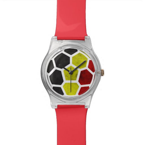 Belgium Red Designer Watch