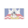 Belgrade, Serbia Custom Address Label
