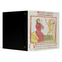 Belial dances before King Solomon Vinyl Binder