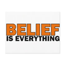 Belief is Everything postcards by Parable Belief is Everything postcards