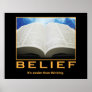 Belief. It's easier than thinking. Print