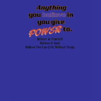 Belief = POWER T-SHIRT by RealPotential Belief = POWER T-SHIRT