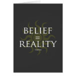 Belief = Reality Cards
