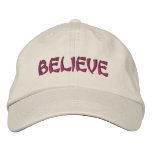 Believe Affirmation Inspirational Embroidered Cap Believe Affirmation Inspirational Embroidered Cap