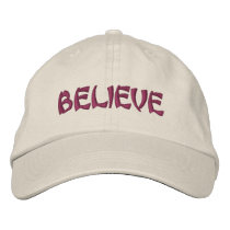 Believe Affirmation Inspirational Embroidered Cap Baseball Cap