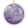Believe Angel Wing Ornament