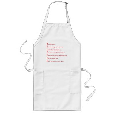 Believe Apron by myhome71
