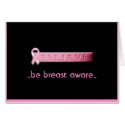 BELIEVE, ..be breast aware.. cards