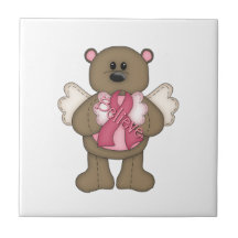 Believe Bear (brown) Tile