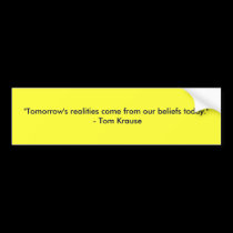 BELIEVE bumper stickers