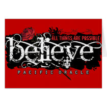 Believe - by Pacific Oracle Greeting Card