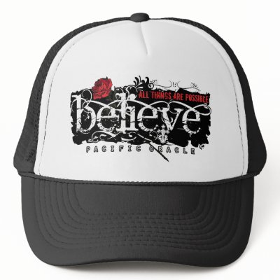 Believe - by Pacific Oracle Mesh Hat by pacificoracle