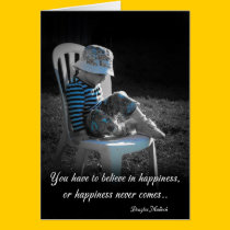 'Believe' card cards