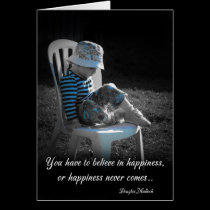 'Believe' card