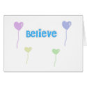Believe card