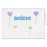 Believe card Believe card