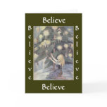 Believe Greeting Card