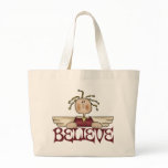 Believe Christmas Angel Tote Bag