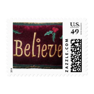 Believe Christmas Stamp