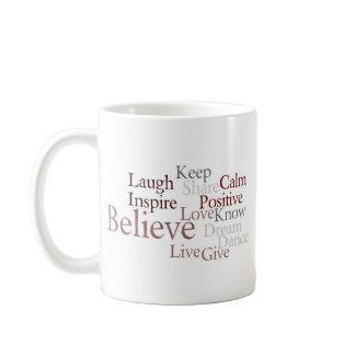 Believe Collage Cup mug
