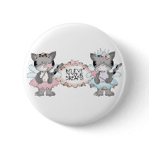 Believe Dream Cats Button