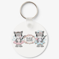 Believe Dream Cats keychains