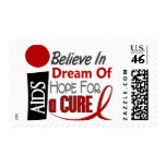 BELIEVE DREAM HOPE HIV / AIDS T-Shirts & Apparel postage