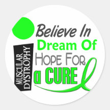 BELIEVE DREAM HOPE Muscular Dystrophy T-Shirts Stickers