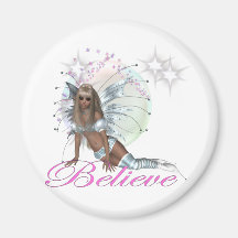 * Believe -  Fairy Moon Fridge Magnets