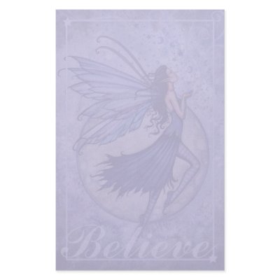 Believe Fairy Stationary by Molly Harrison Custom Stationery by robmolily