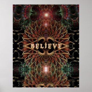 Believe Feelgoodfx Poster print