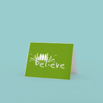 Believe Greeting Card cards