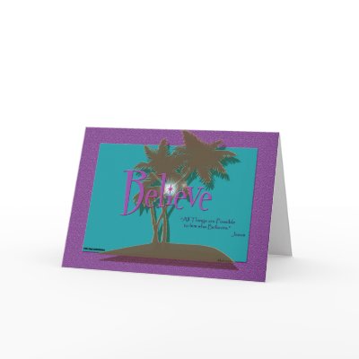 Believe Greeting Card by BeGladIsland