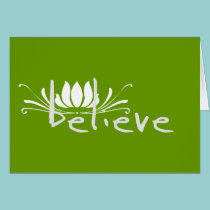 Believe Greeting Card cards