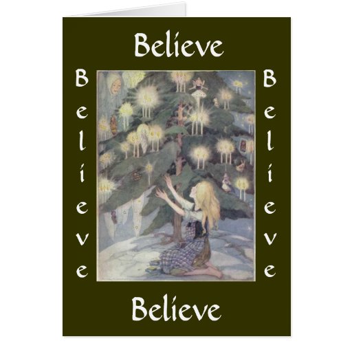 Believe Greeting Card