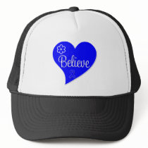 Believe Heart Anal Cancer Trucker Hat