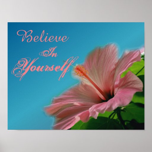 believe-hibiscus-flower-inspirational-quote-poster-zazzle