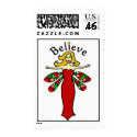 Believe Holiday Dragonfly Fairy Postage postage