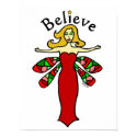 Believe Holiday Dragonfly Fairy posters